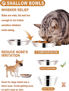 shallowbowls relieving feline whisker fatigue