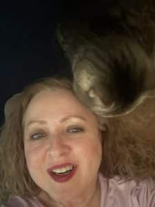 cat behaviorist rita with lulu kitty