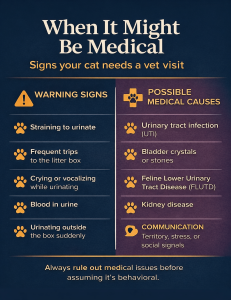 medical reasons why cats spray